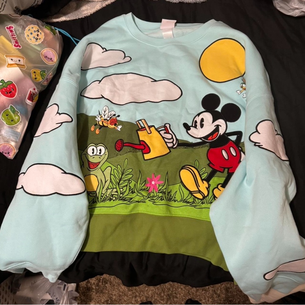 Disney Mickey Mouse Sweatshirt - Blue and Green